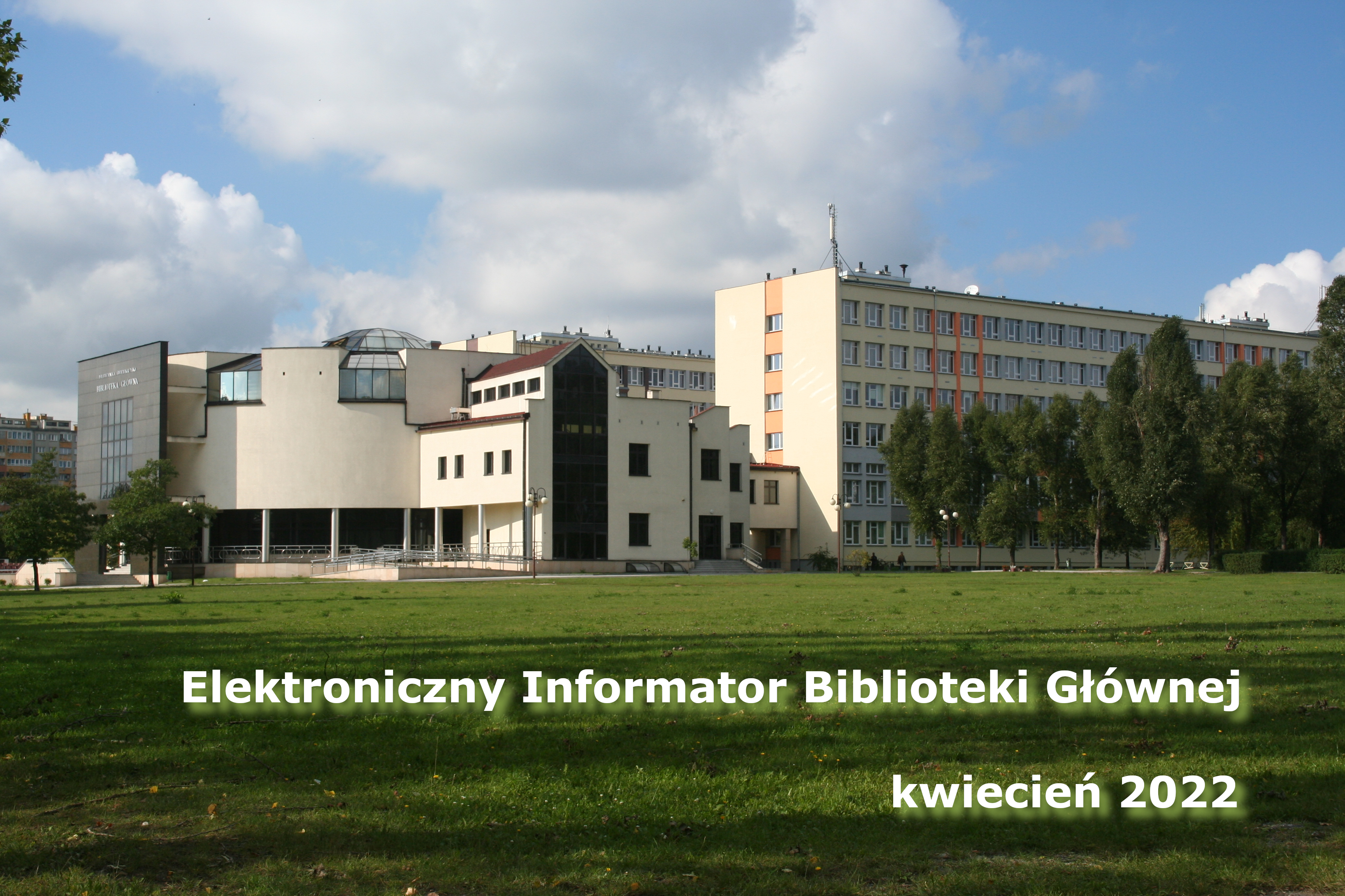 Elektroniczny Informator Biblioteki Głównej – kwiecień 2022