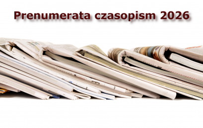 Prenumerata czasopism na 2026 r.
