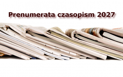 Prenumerata czasopism na 2027 r.